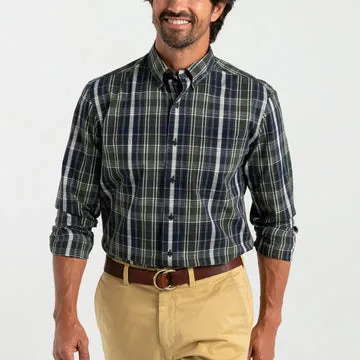 Bruing Plaid Cotton Shirt | Duck Head