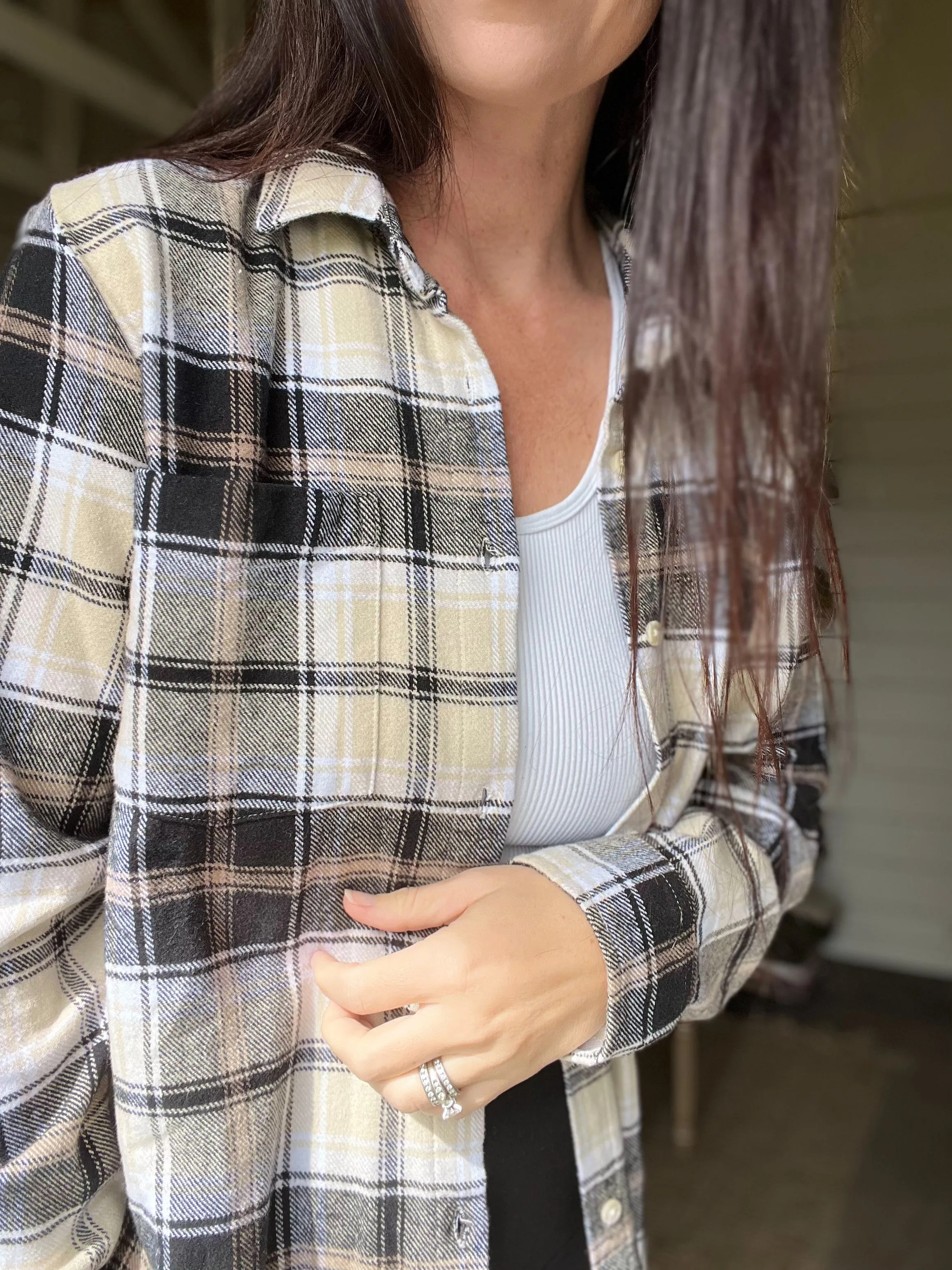 Bryce Plaid Top