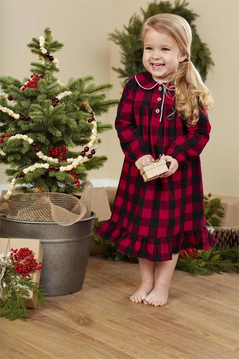 Buffalo Check Flannel Nightgown