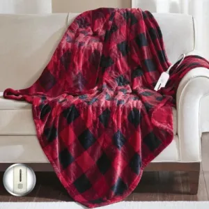 Buffalo Plaid Electric Heated Throw