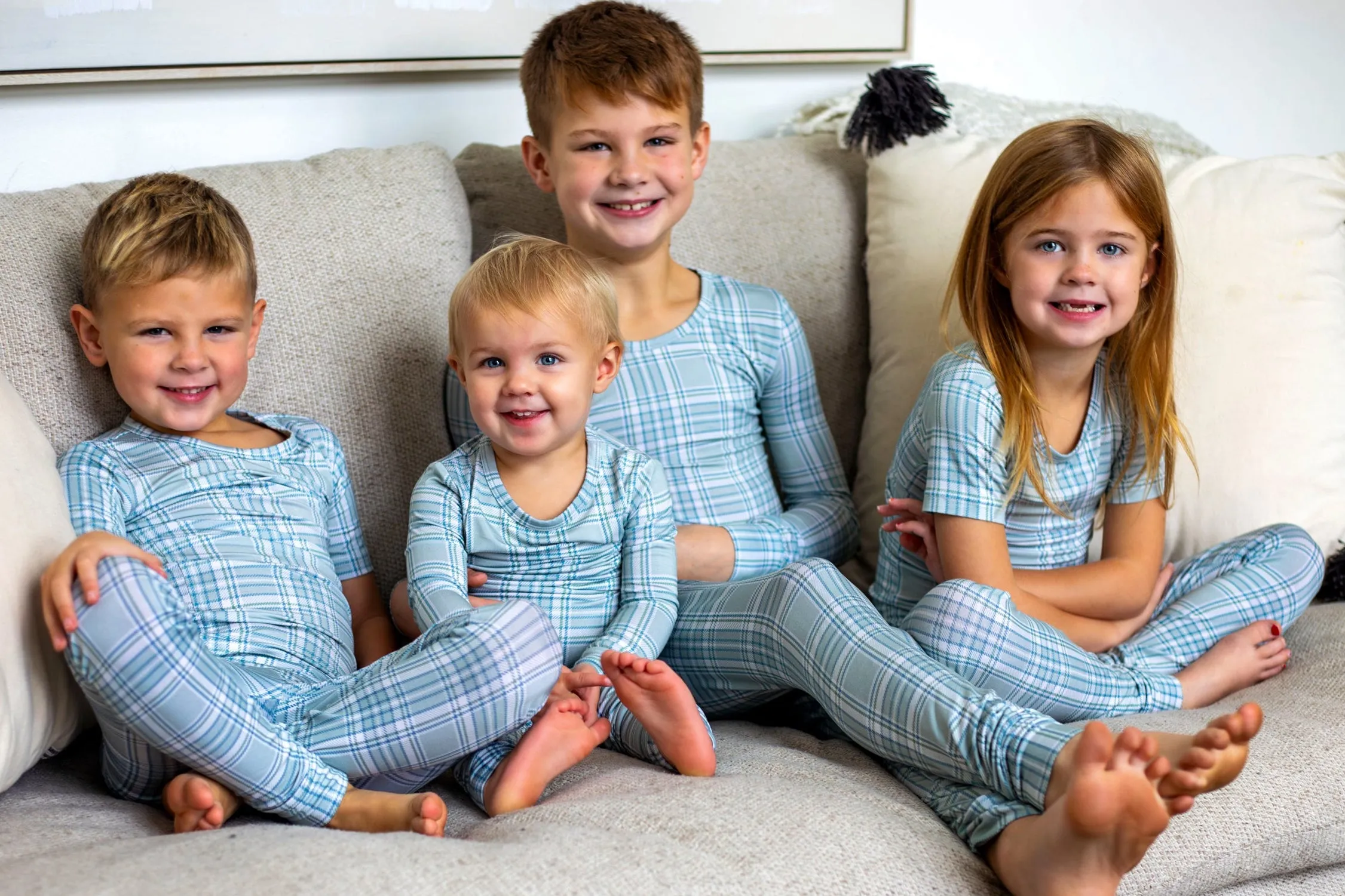Buffalo Plaid Two-Piece Pajama Set