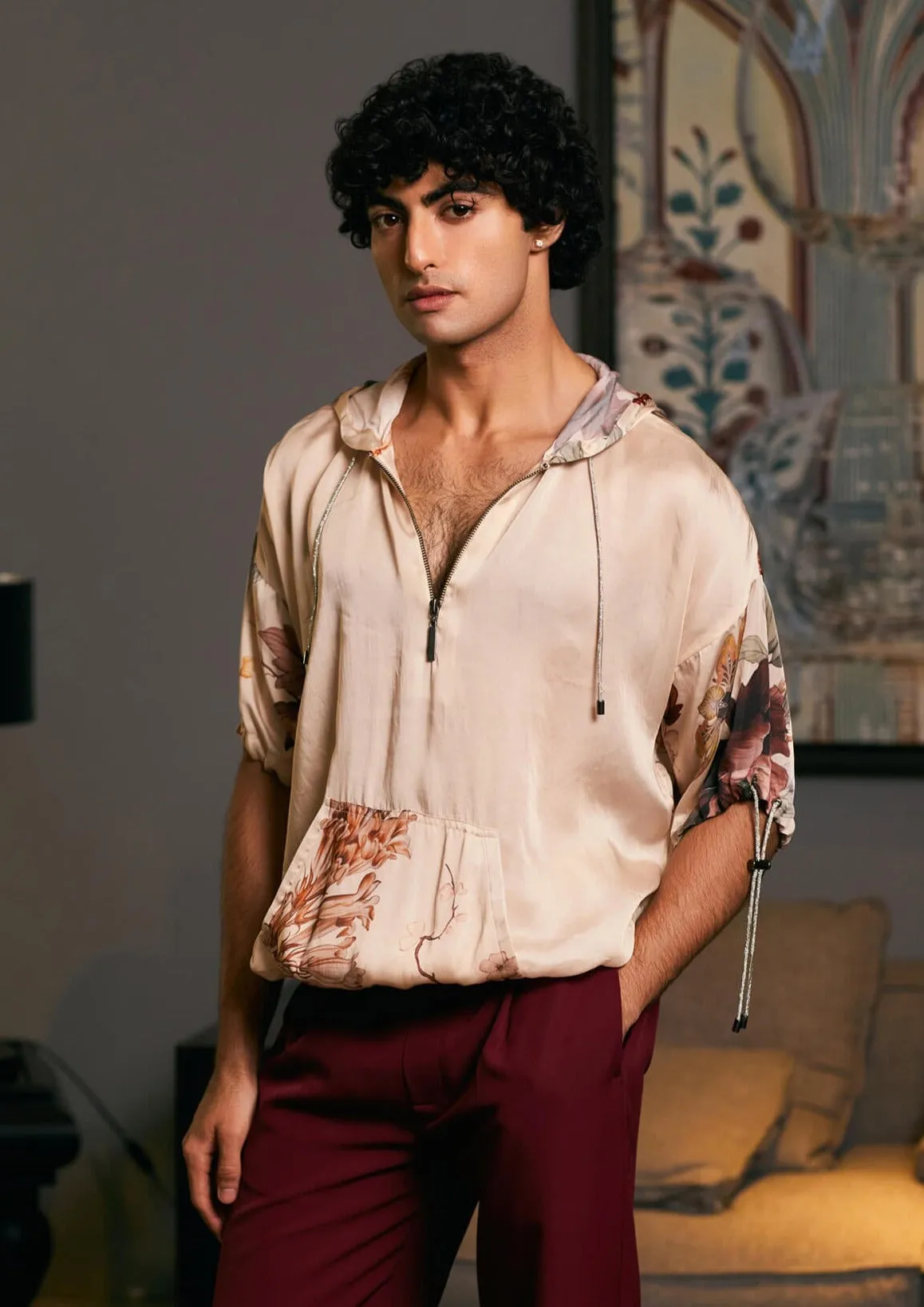 Bumble bee bamberg satin printed jumper