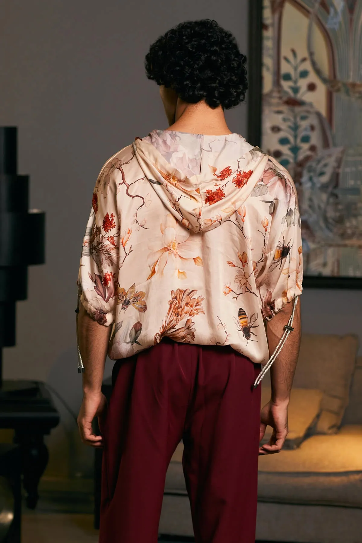 Bumble bee bamberg satin printed jumper
