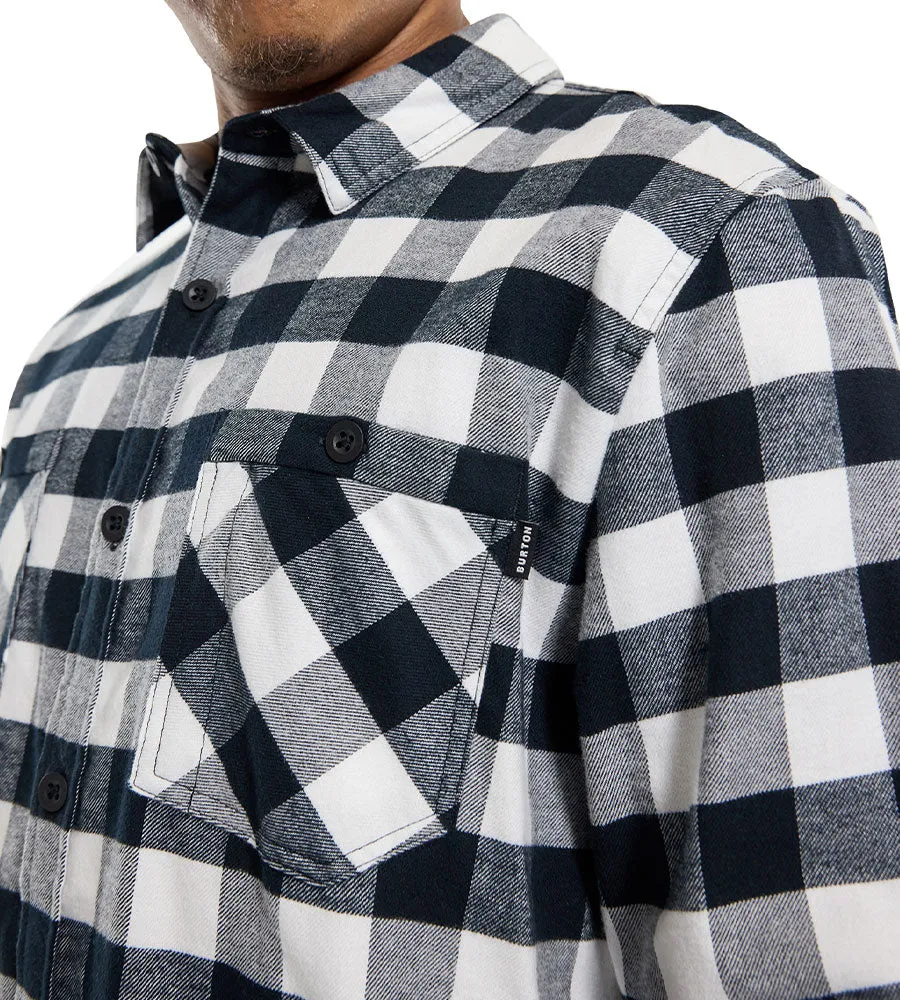 Burton Men's Favorite Long Sleeve Flannel Stout White Buffalo Plaid 2025