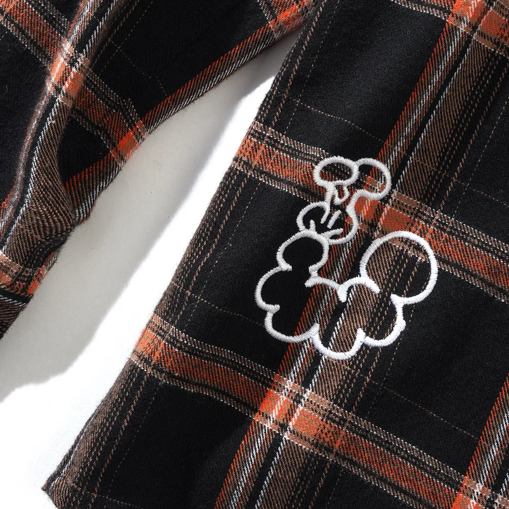 Butter Goods Bugs Flannel Shirt Black