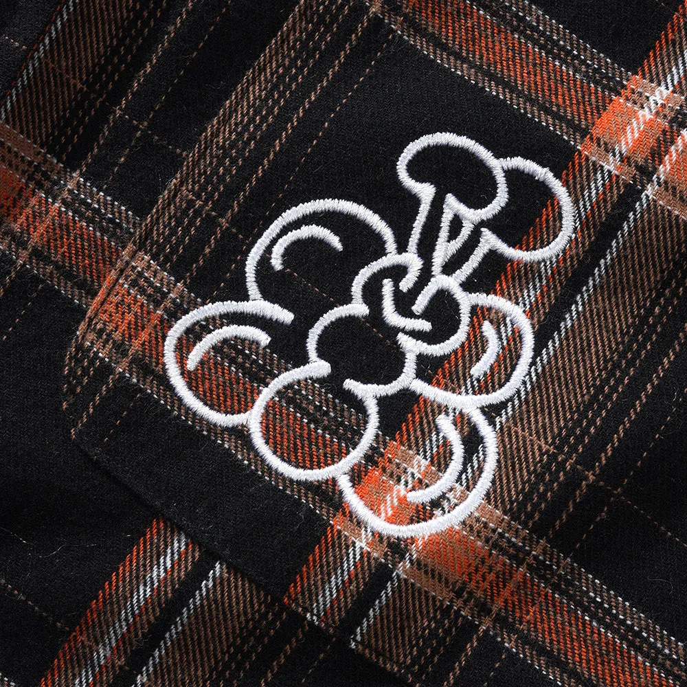 Butter Goods Bugs Flannel Shirt Black