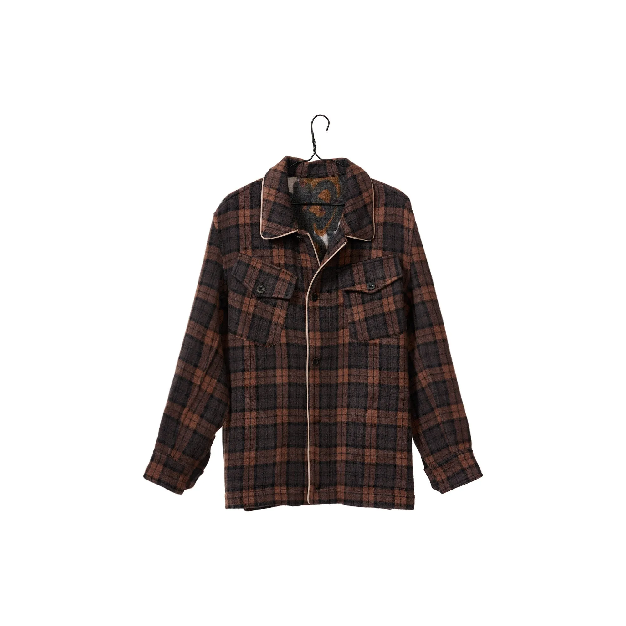 Cake Plaid Jacket - Grafitti