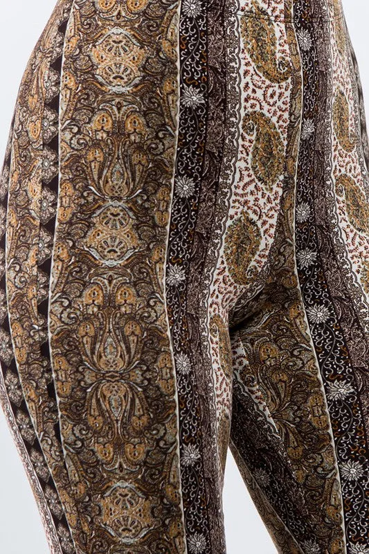 CAMMIE FLARE PANTS TAUPE