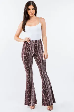 CAMMIE PRINTED FLARES COCO