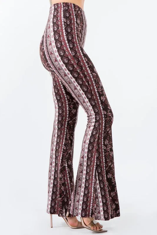 CAMMIE PRINTED FLARES COCO