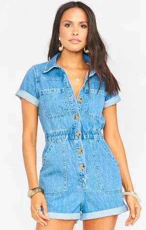 Cannon Denim Romper
