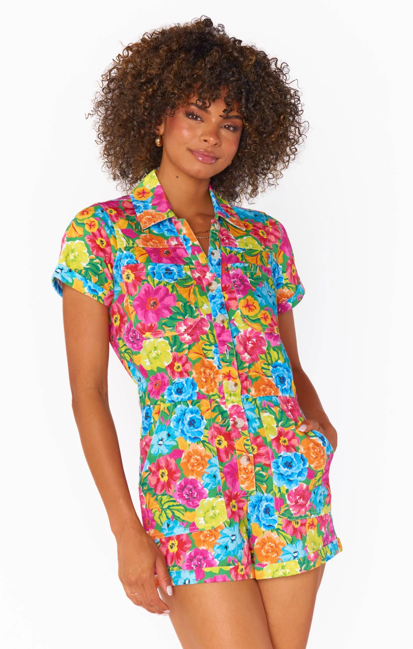 Cannon Denim Romper