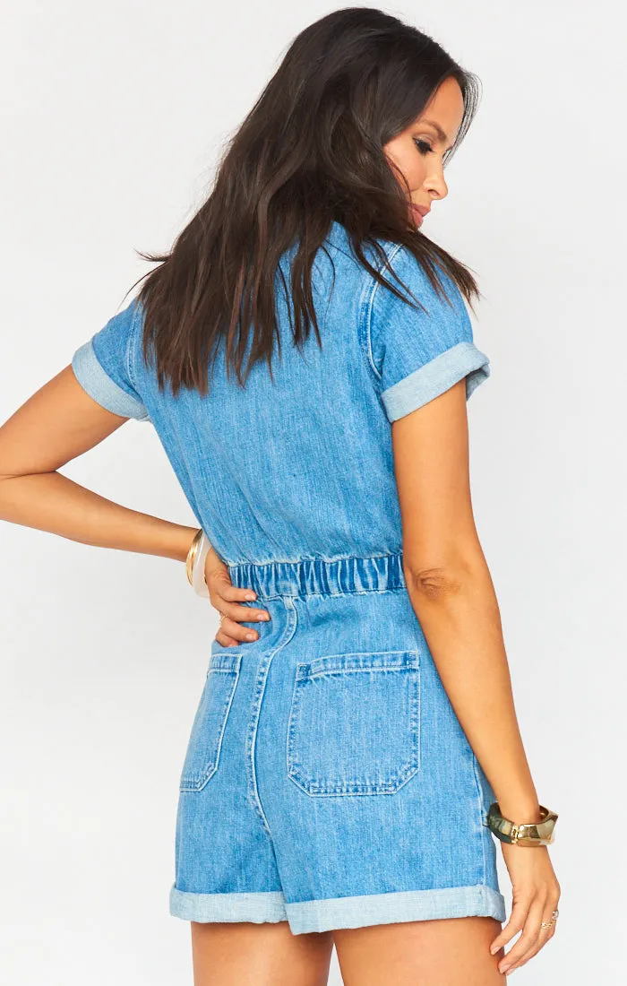Cannon Denim Romper