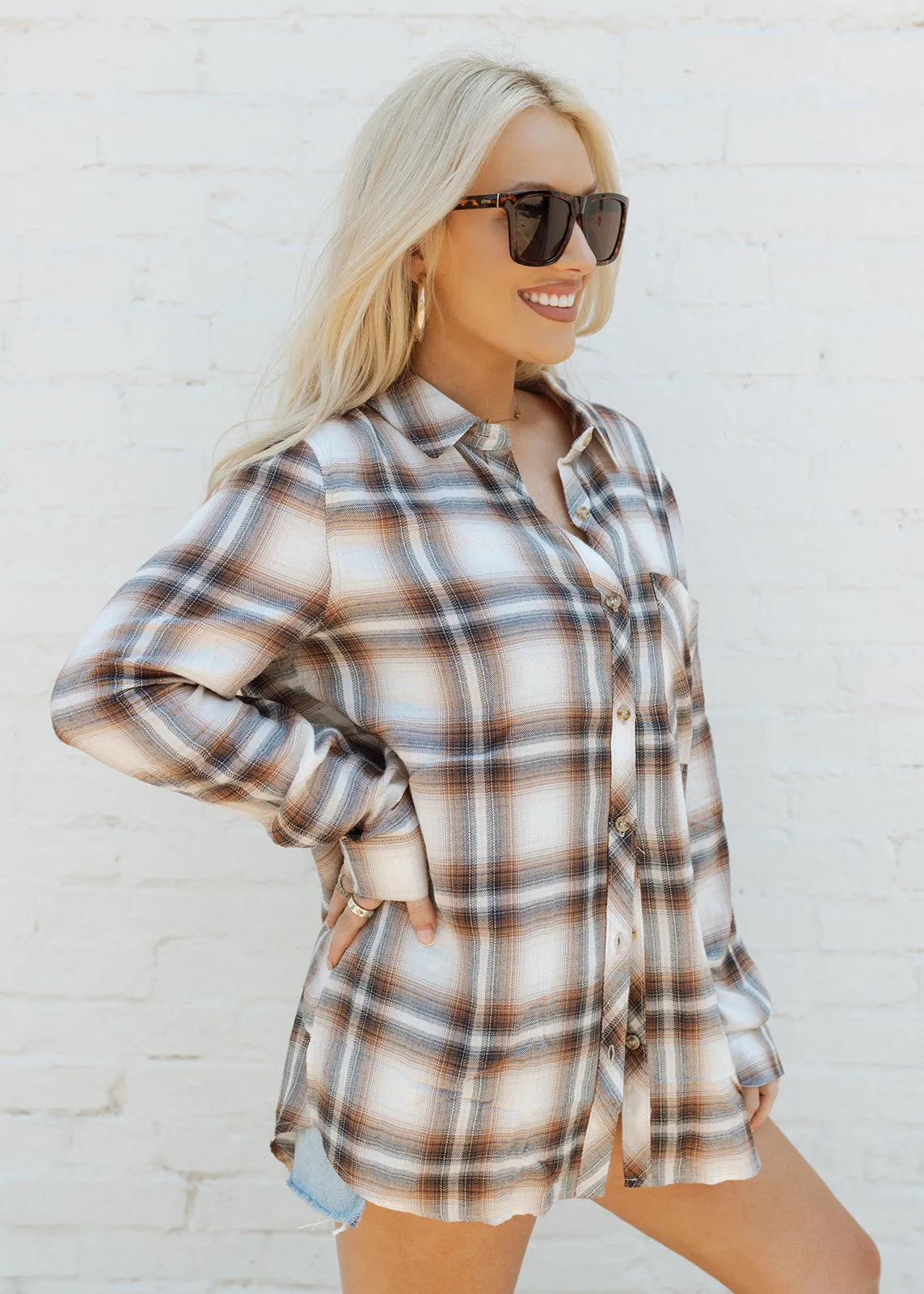 Carter Clay Plaid Flannel