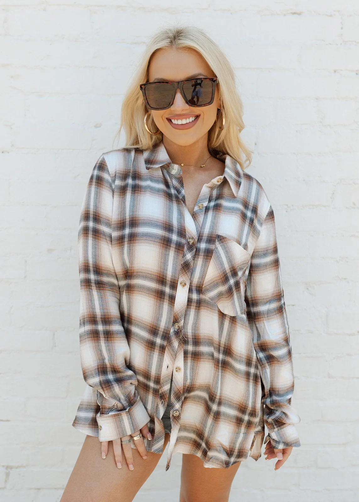 Carter Clay Plaid Flannel