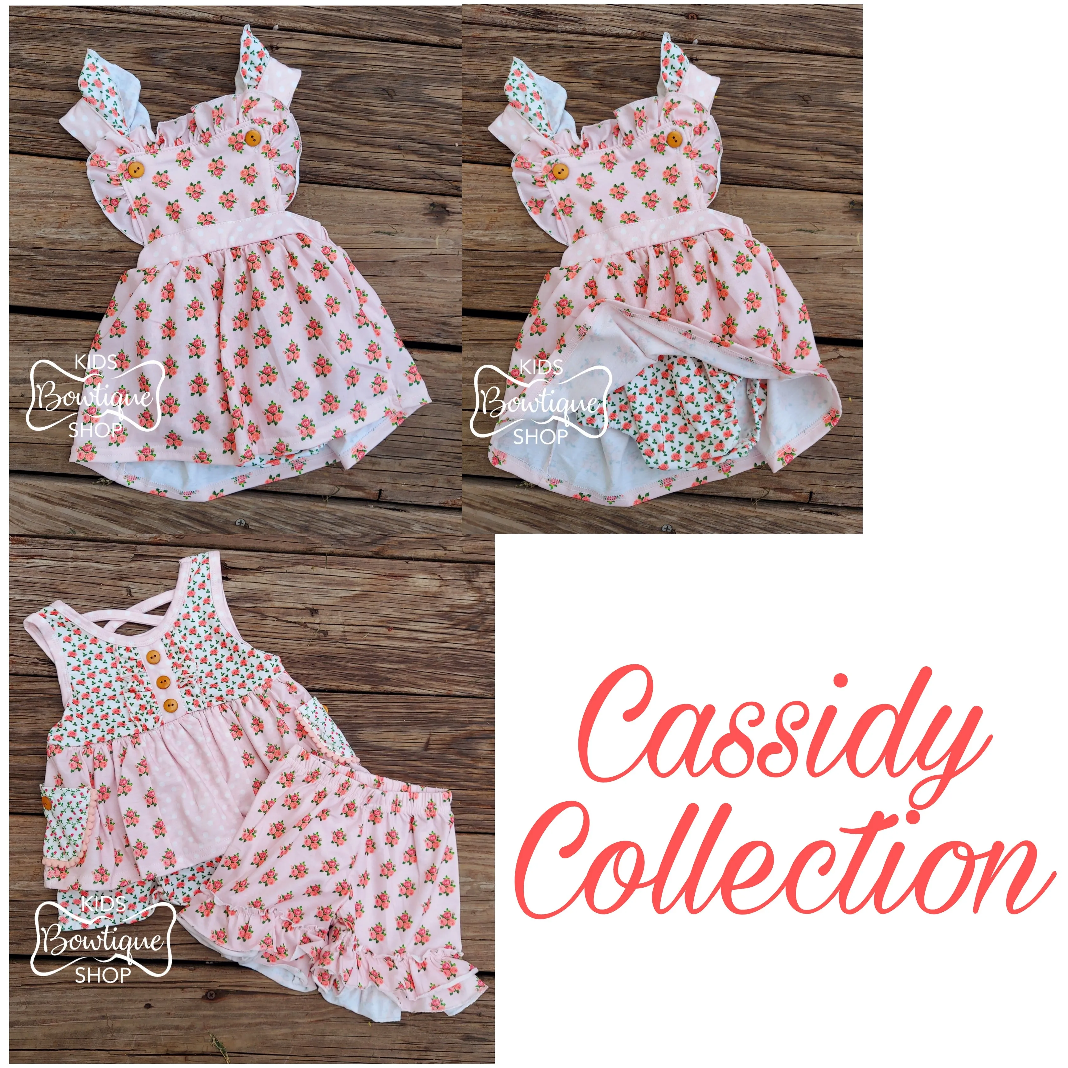 Cassidy Collection Dusty Pink Dress & Romper