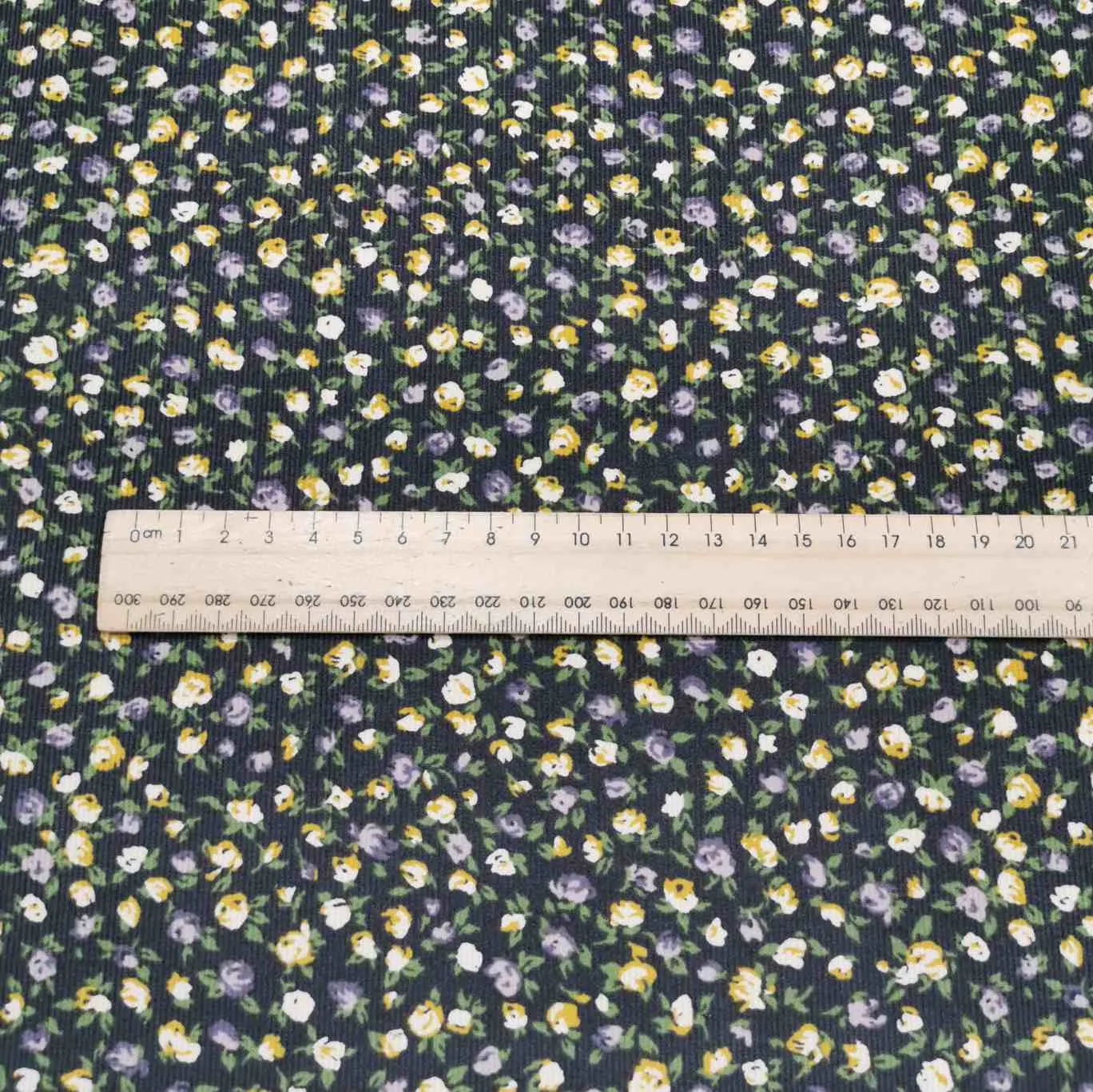 Cecily Cotton Pinwale Cord, Grey - 1.95m remnant