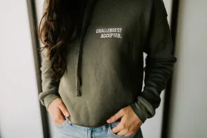 Challenges? Accepted Crop Hoodie