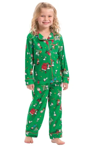 Charlie Brown Christmas Button-Front Toddler Pajamas - Final Sale