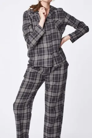 Checked Organic Cotton Pyjama Pants