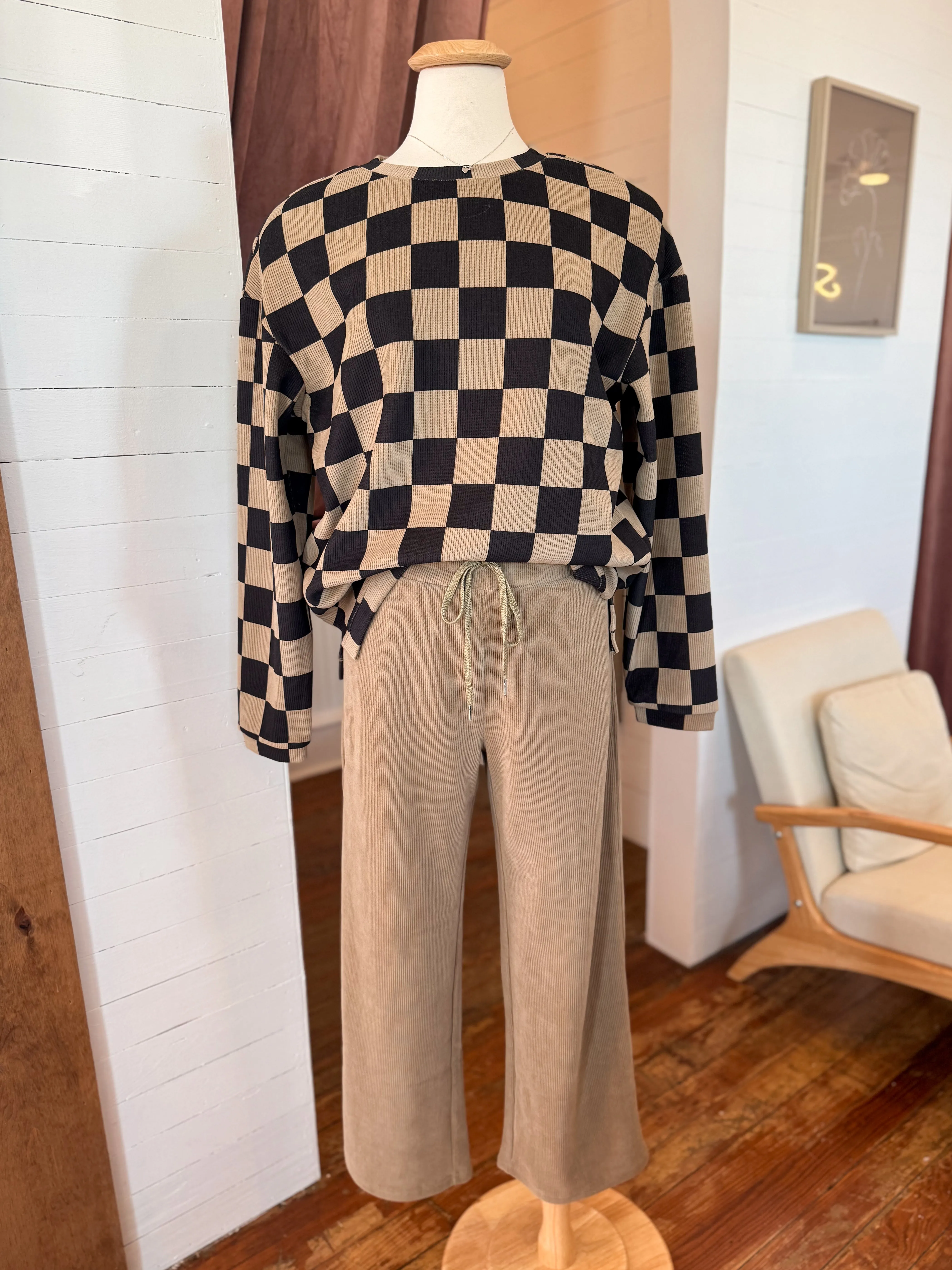 Checkered Lounge Set - P