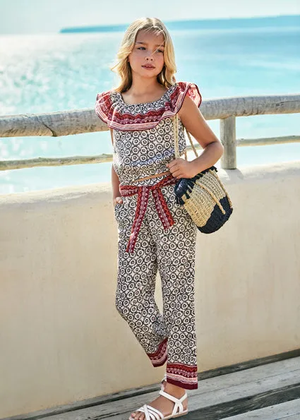 Chickp-Black Printed Pants