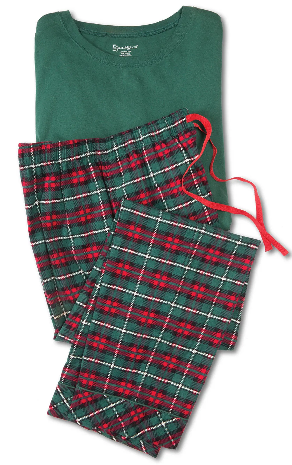 Christmas Plaid Men's Pajamas
