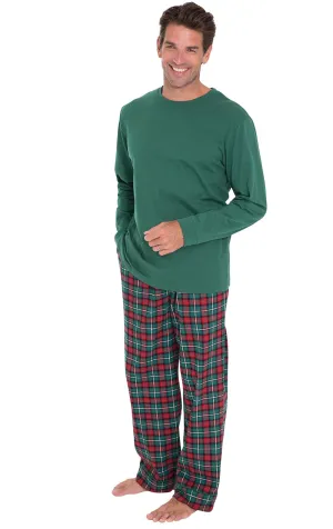 Christmas Plaid Men's Pajamas