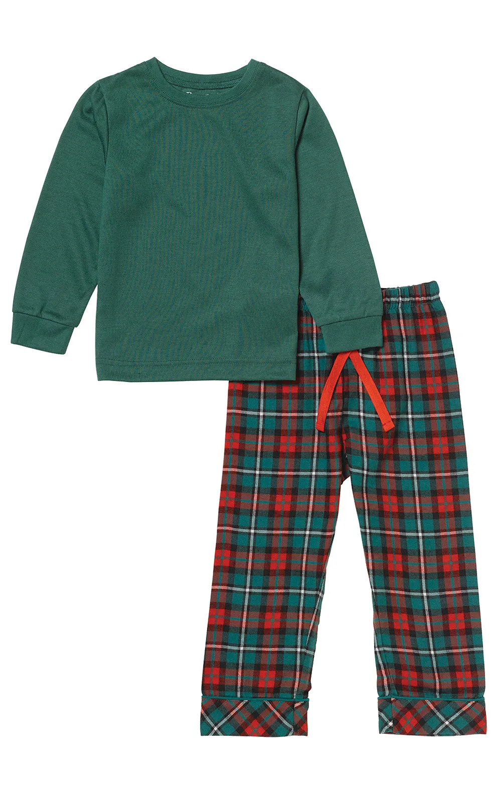 Christmas Plaid Toddler Pajamas - Family Set