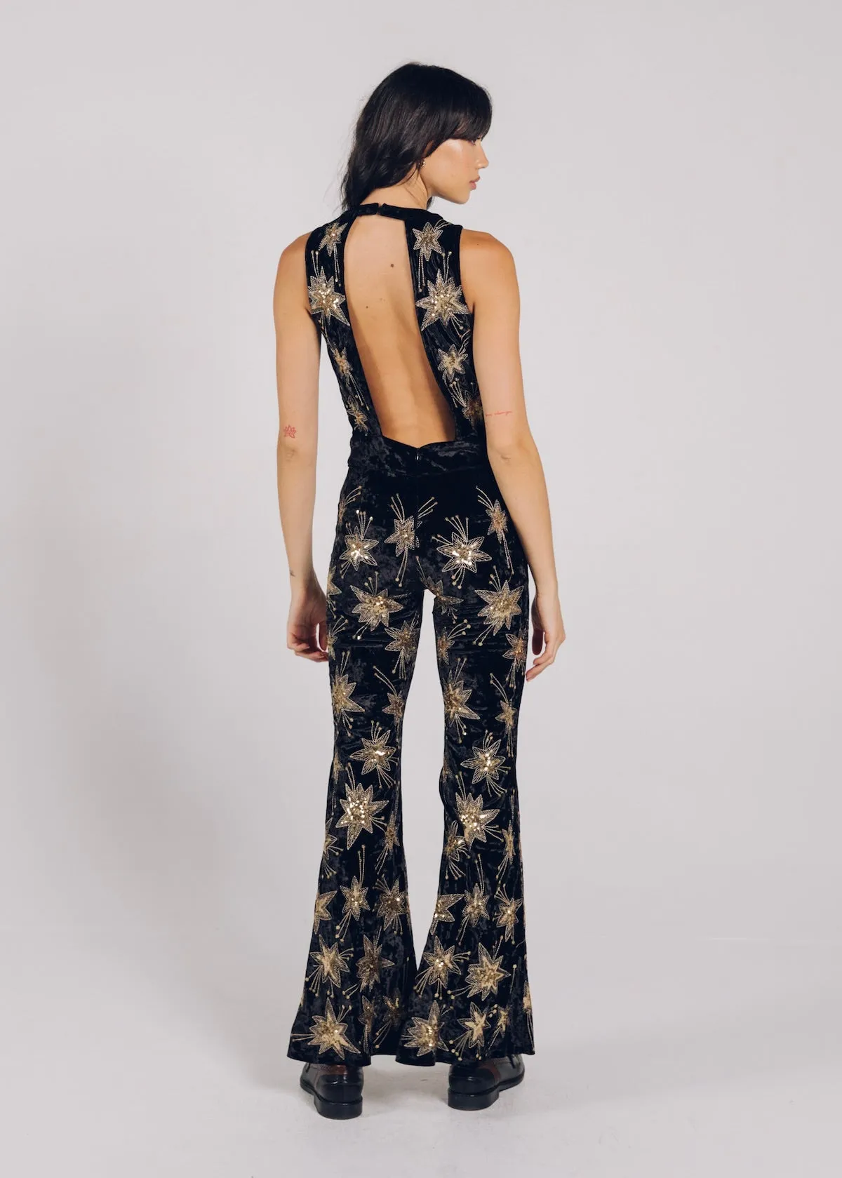 CHROMATIC JUMPSUIT - BLACK
