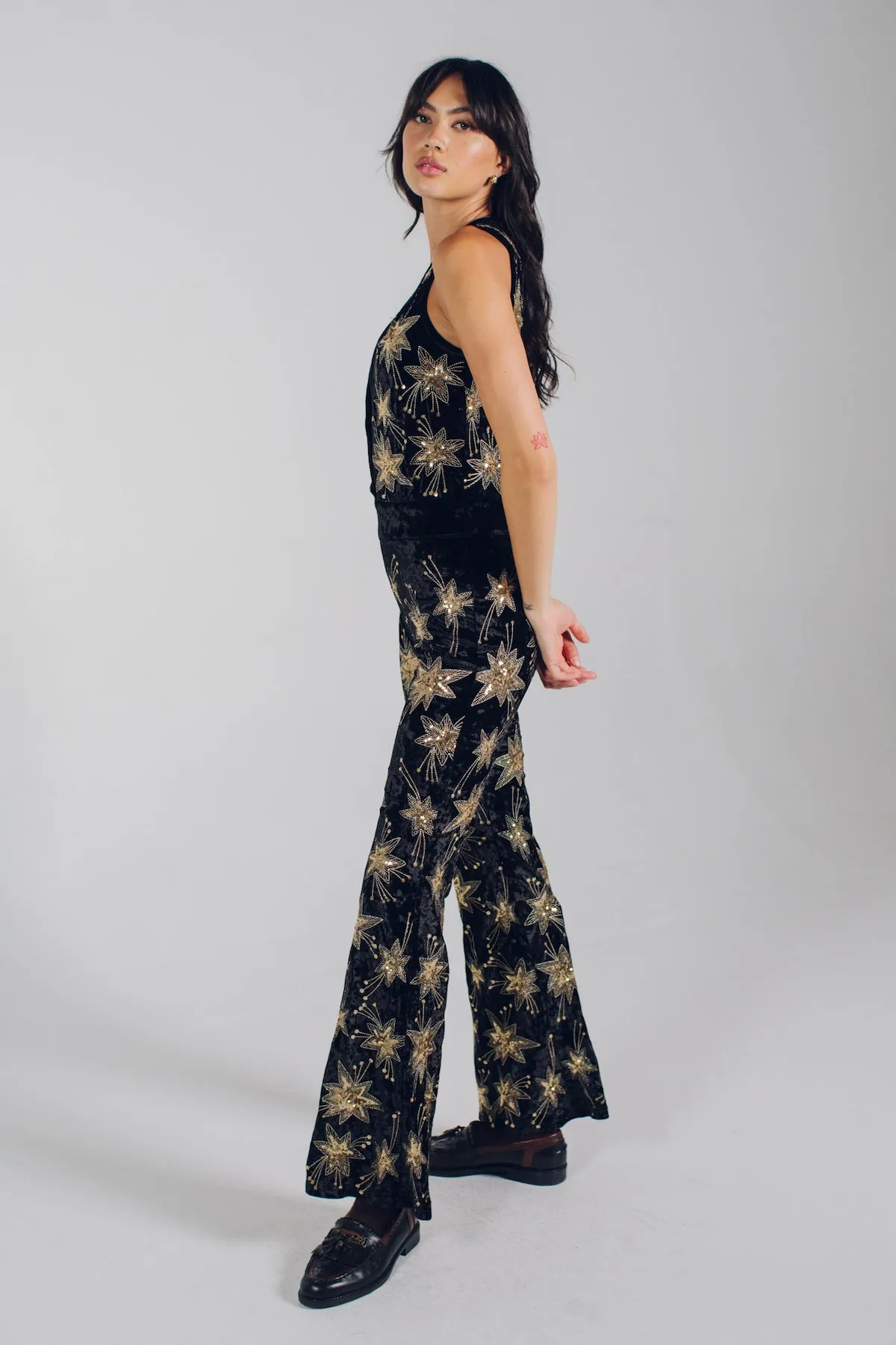 CHROMATIC JUMPSUIT - BLACK