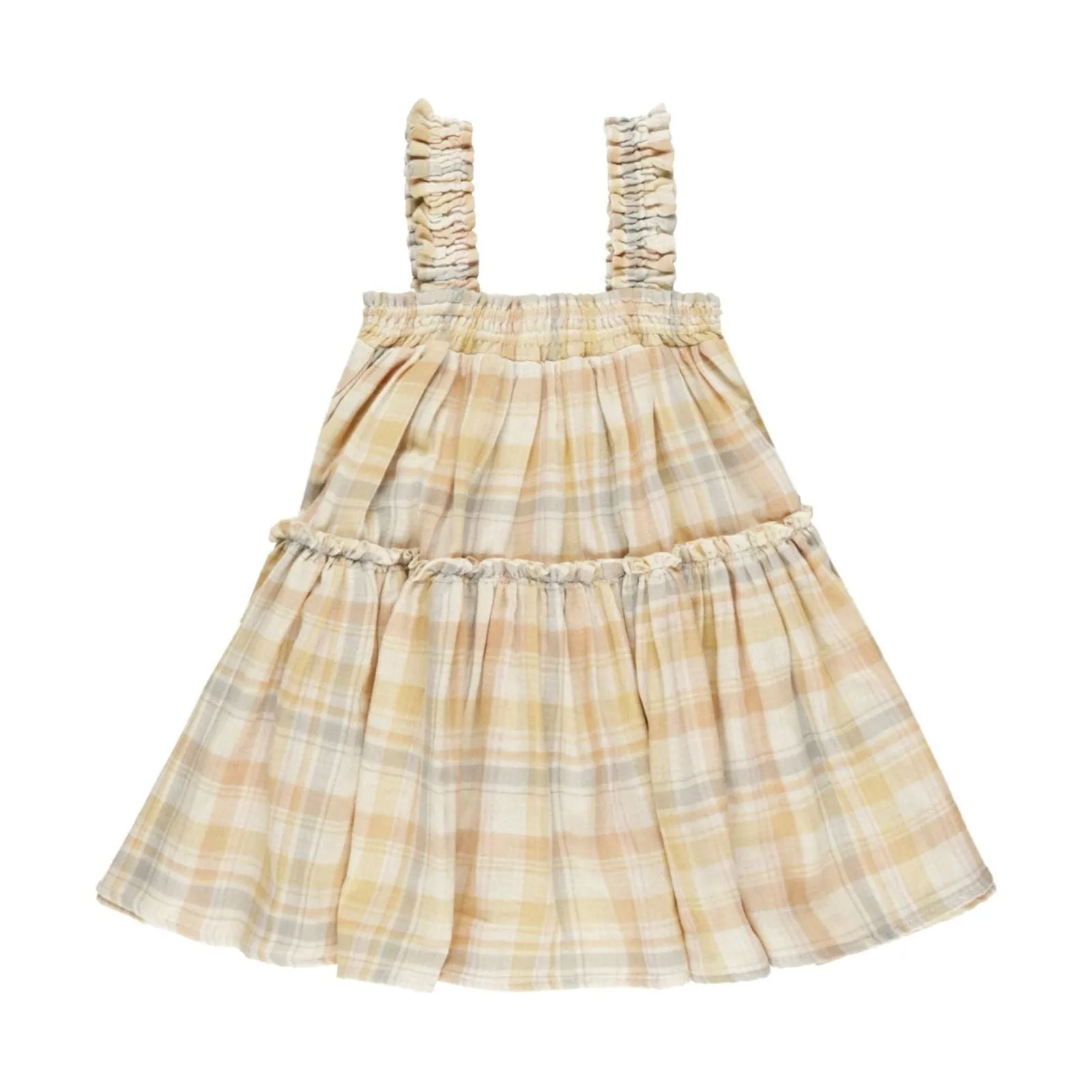 Cicily Dress || Pastel Plaid