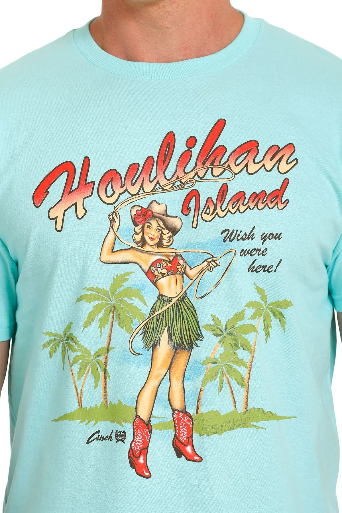 CINCH MENS S/S MINT TEE