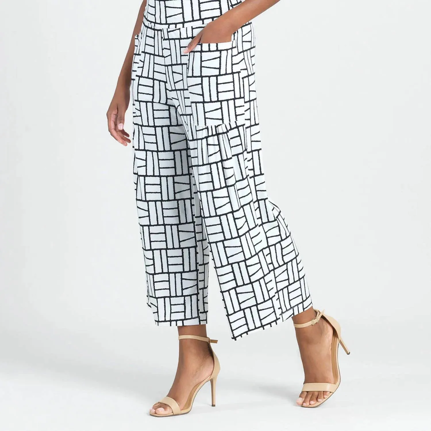 Clara Sun Woo - Geo Print Gaucho Pant