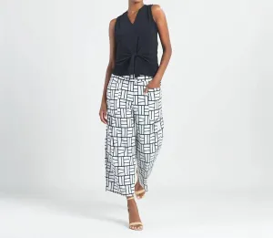 Clara Sun Woo - Geo Print Gaucho Pant