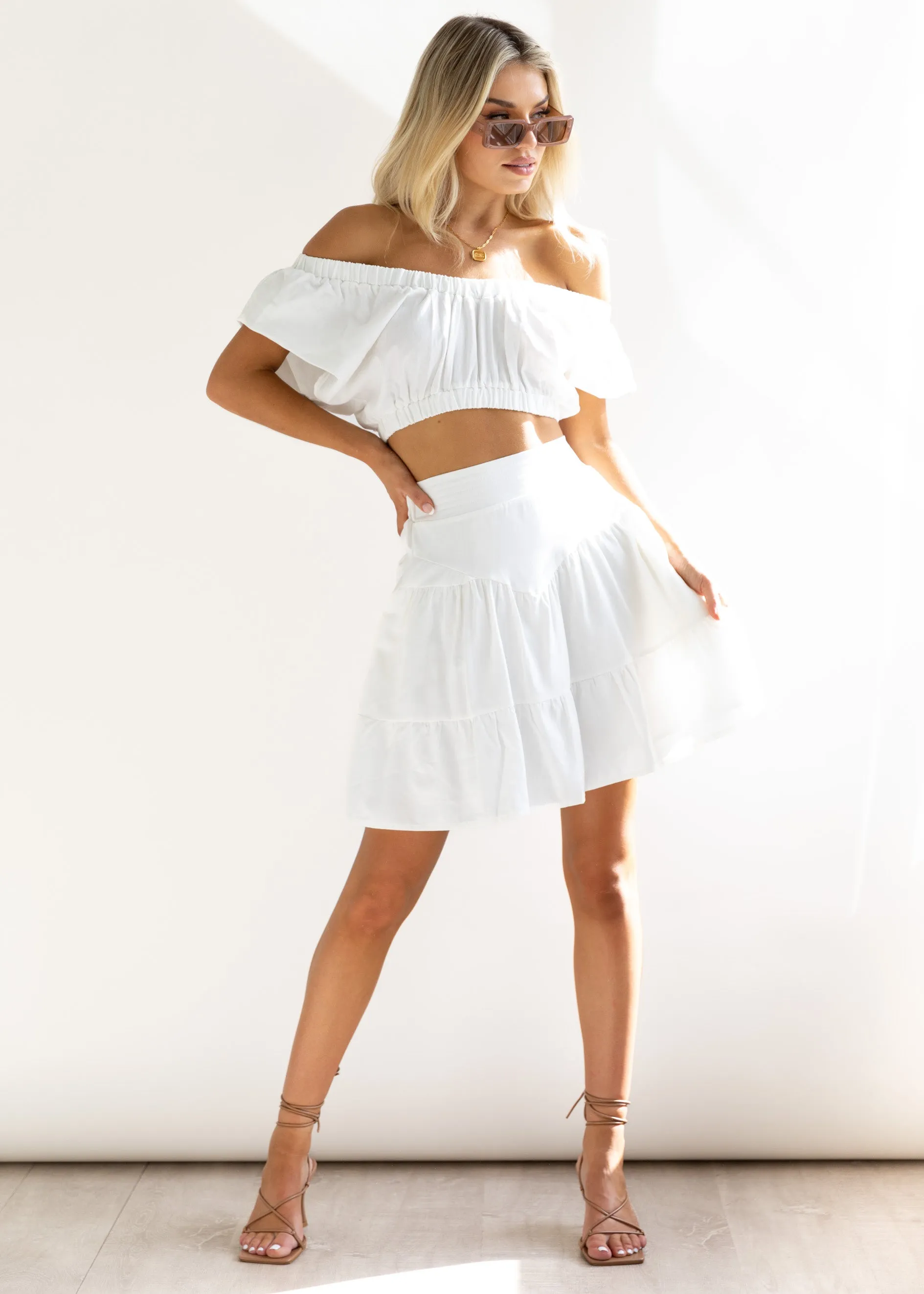Clarice Crop - Off White