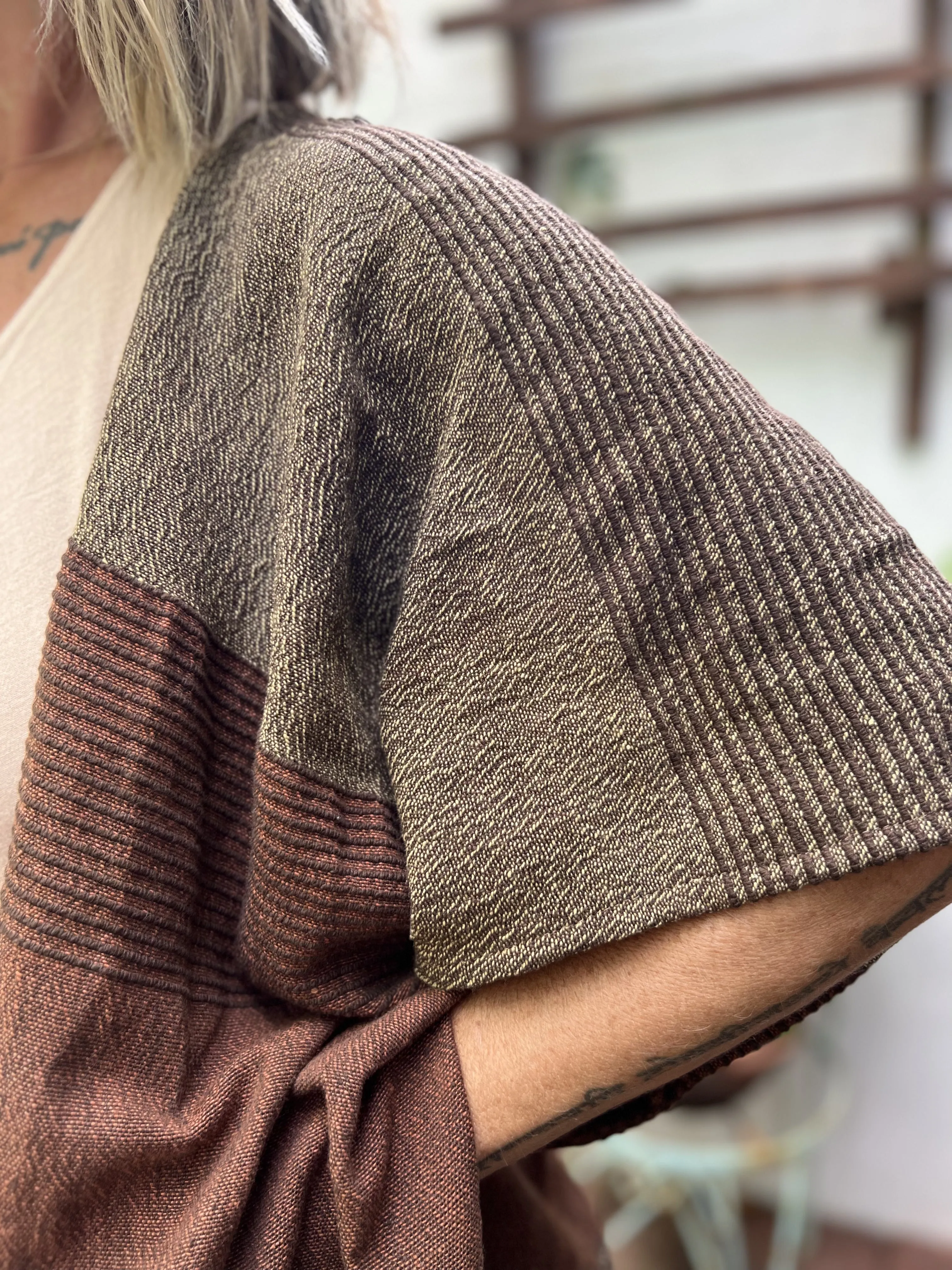 Clay | Handwoven Poncho | Her