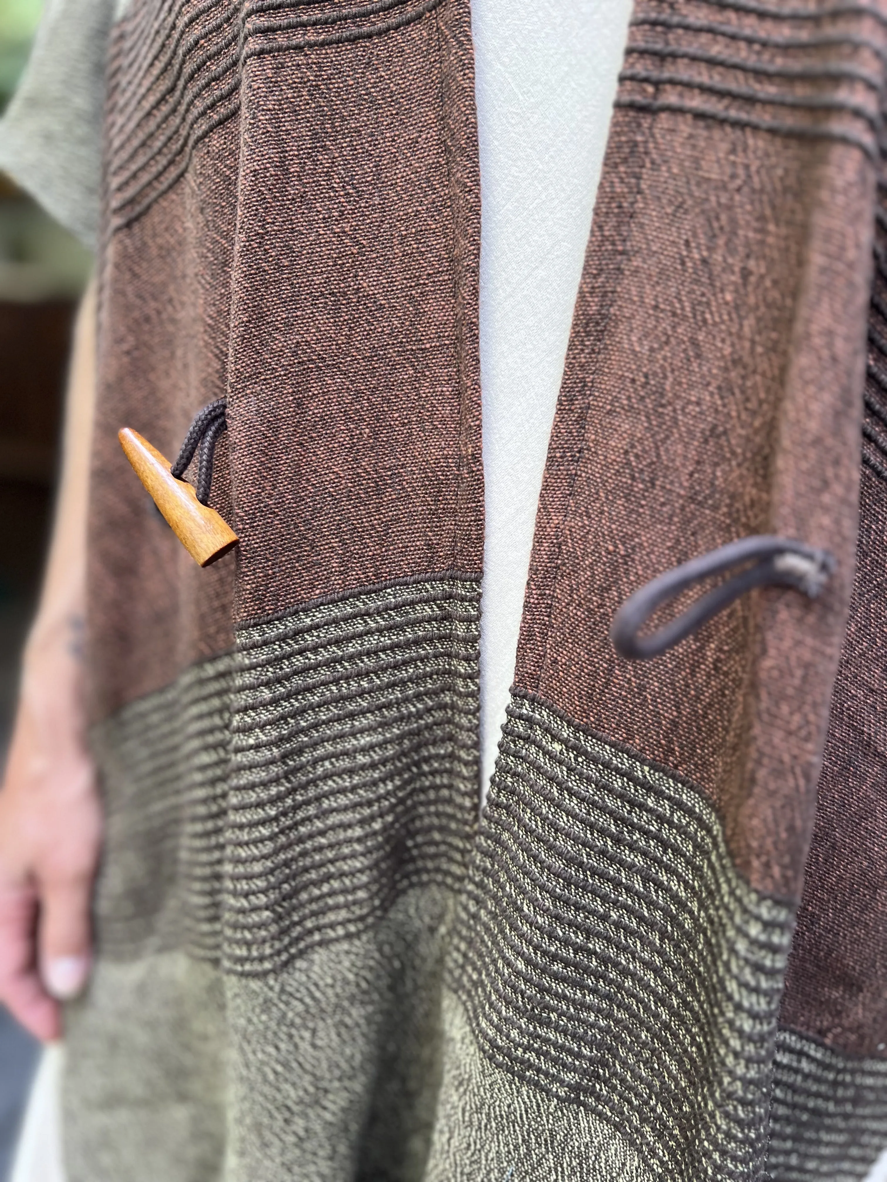 Clay | Handwoven Poncho | Her