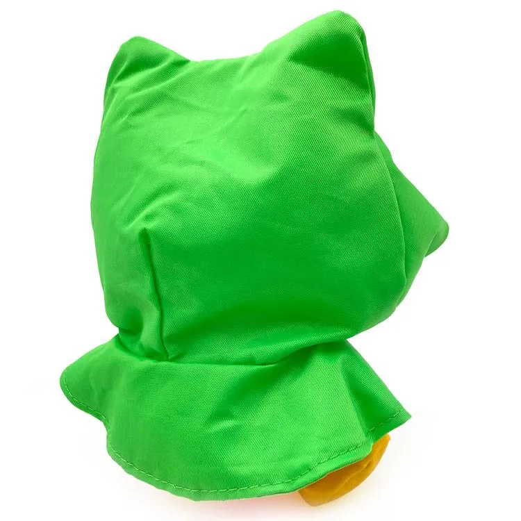 [Clearance]#[Sanrio] Kerokero Keroppi x Pickles the Frog - Plush Toy Rain Poncho - Keroppi  [MAY 2024] Nakajima Japan