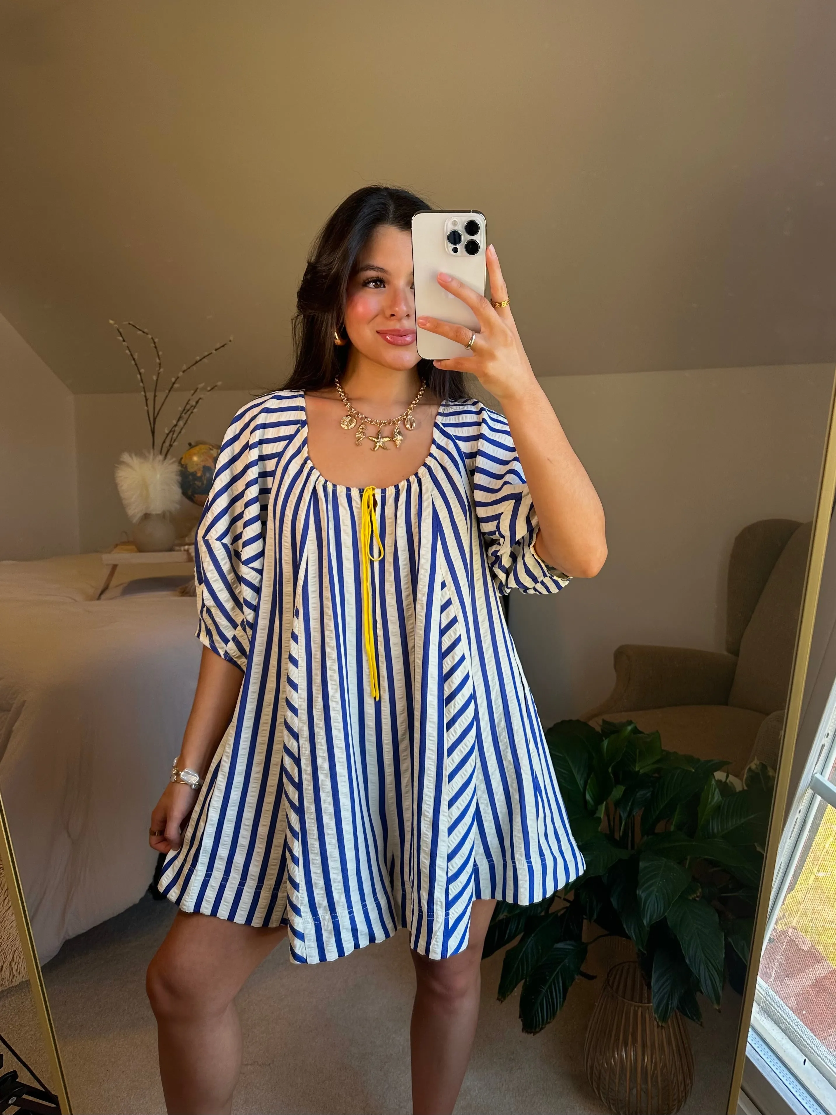 Coastal Striped Romper