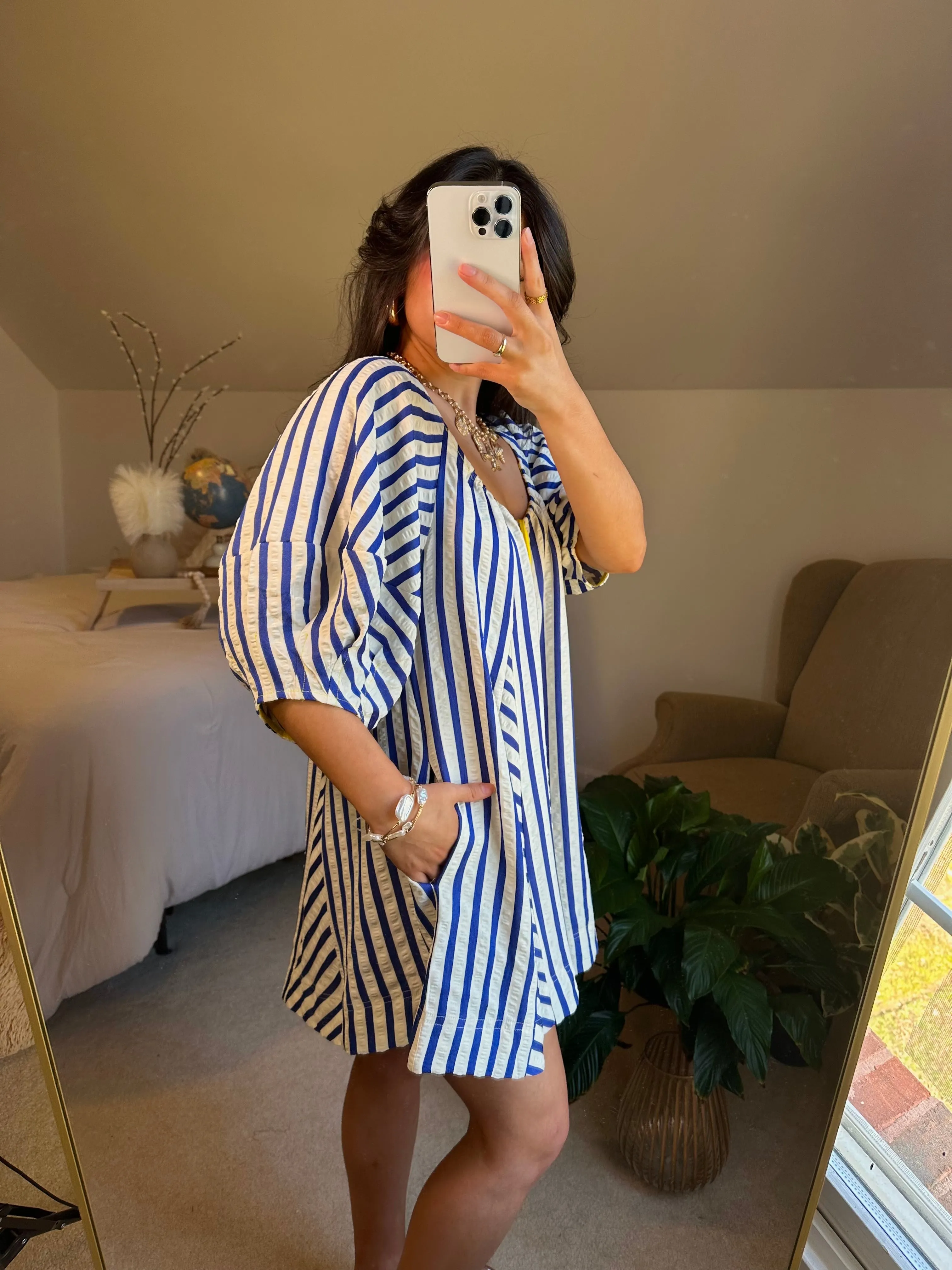 Coastal Striped Romper