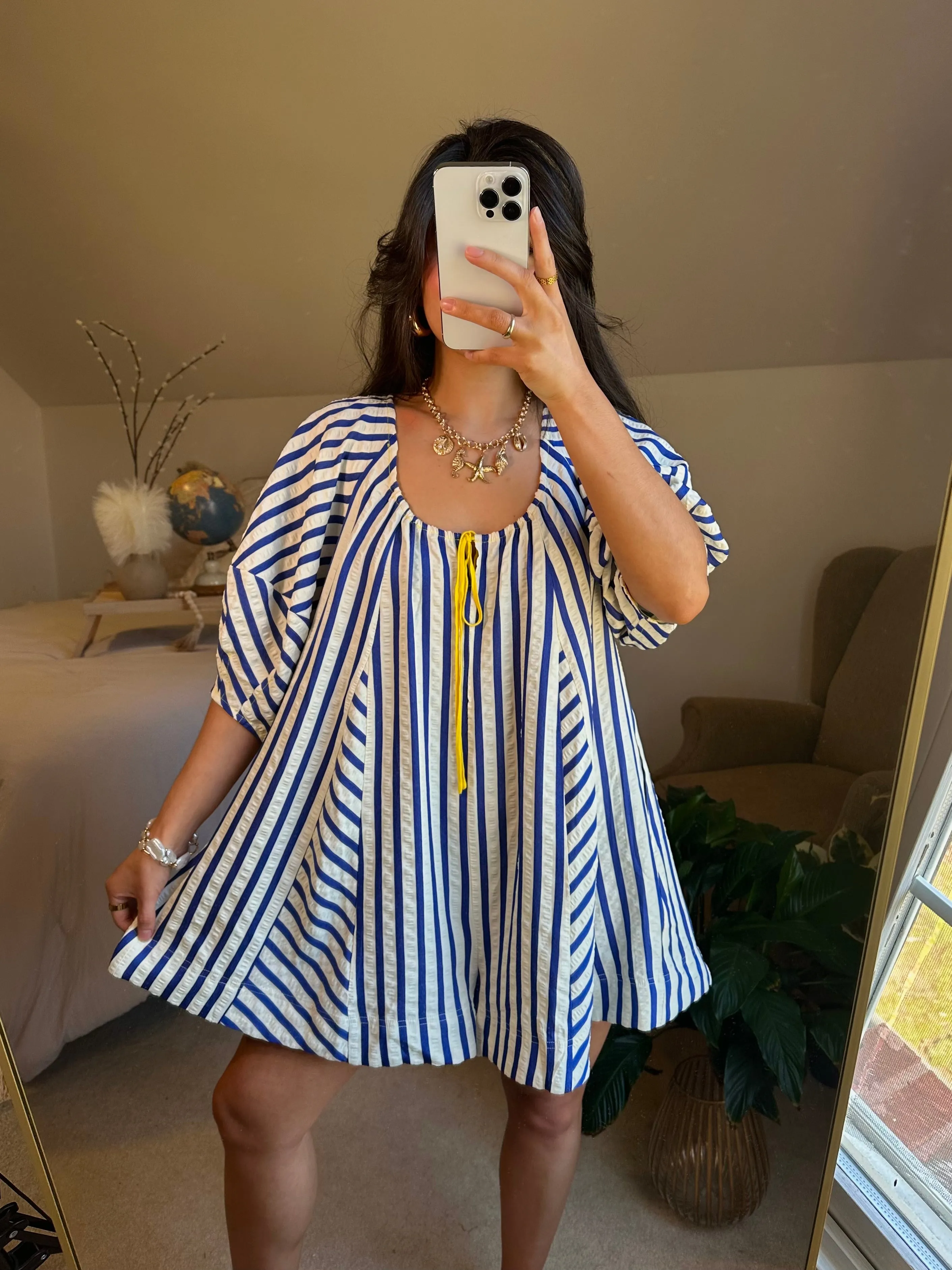 Coastal Striped Romper