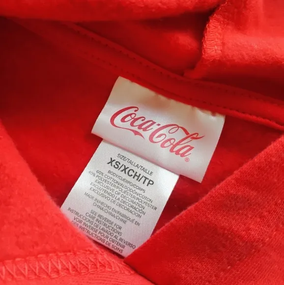 Coca Cola NEW Polar Bear Fleece Hoodie &amp; Flannel Shorts