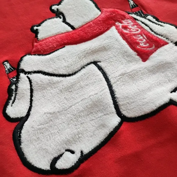Coca Cola NEW Polar Bear Fleece Hoodie &amp; Flannel Shorts