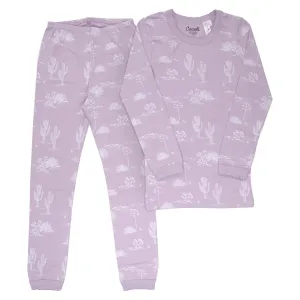 Coccoli Cactus Cotton Modal PJs Lavender
