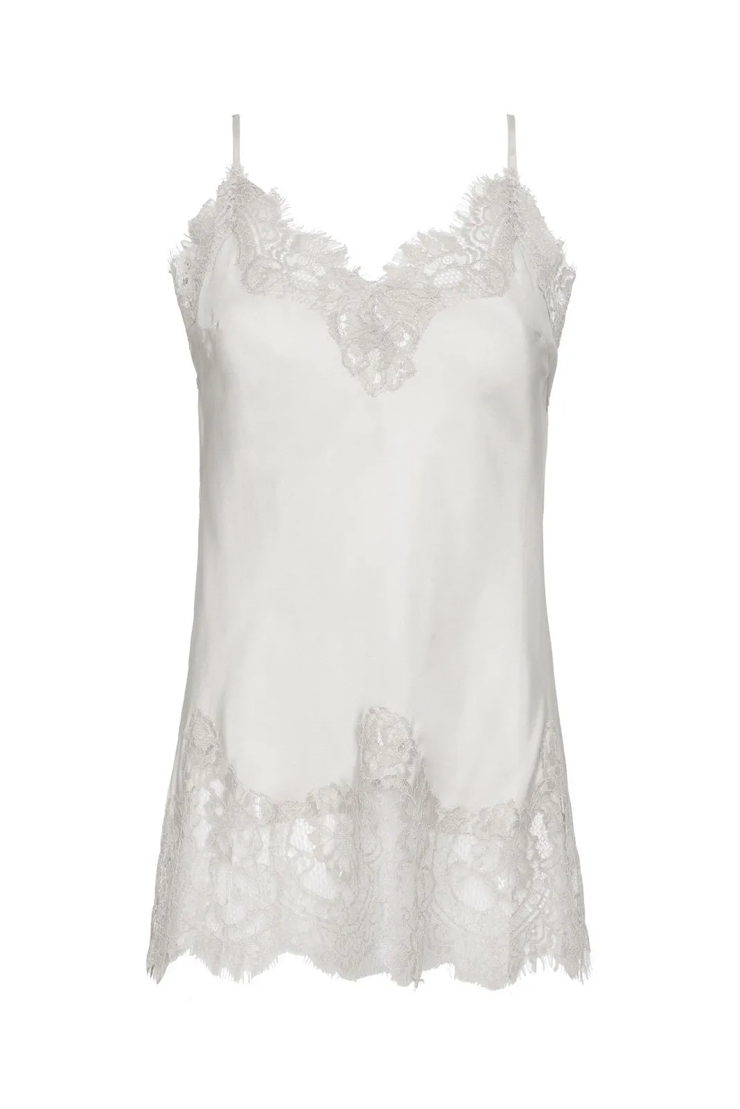 Coco Lace Silk Cami Dove