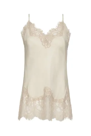 Coco Lace Silk Cami Vanilla