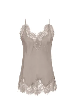 Coco Lace Silk Camie Light Taupe