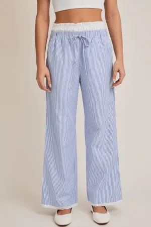 Contrast Layer Pants