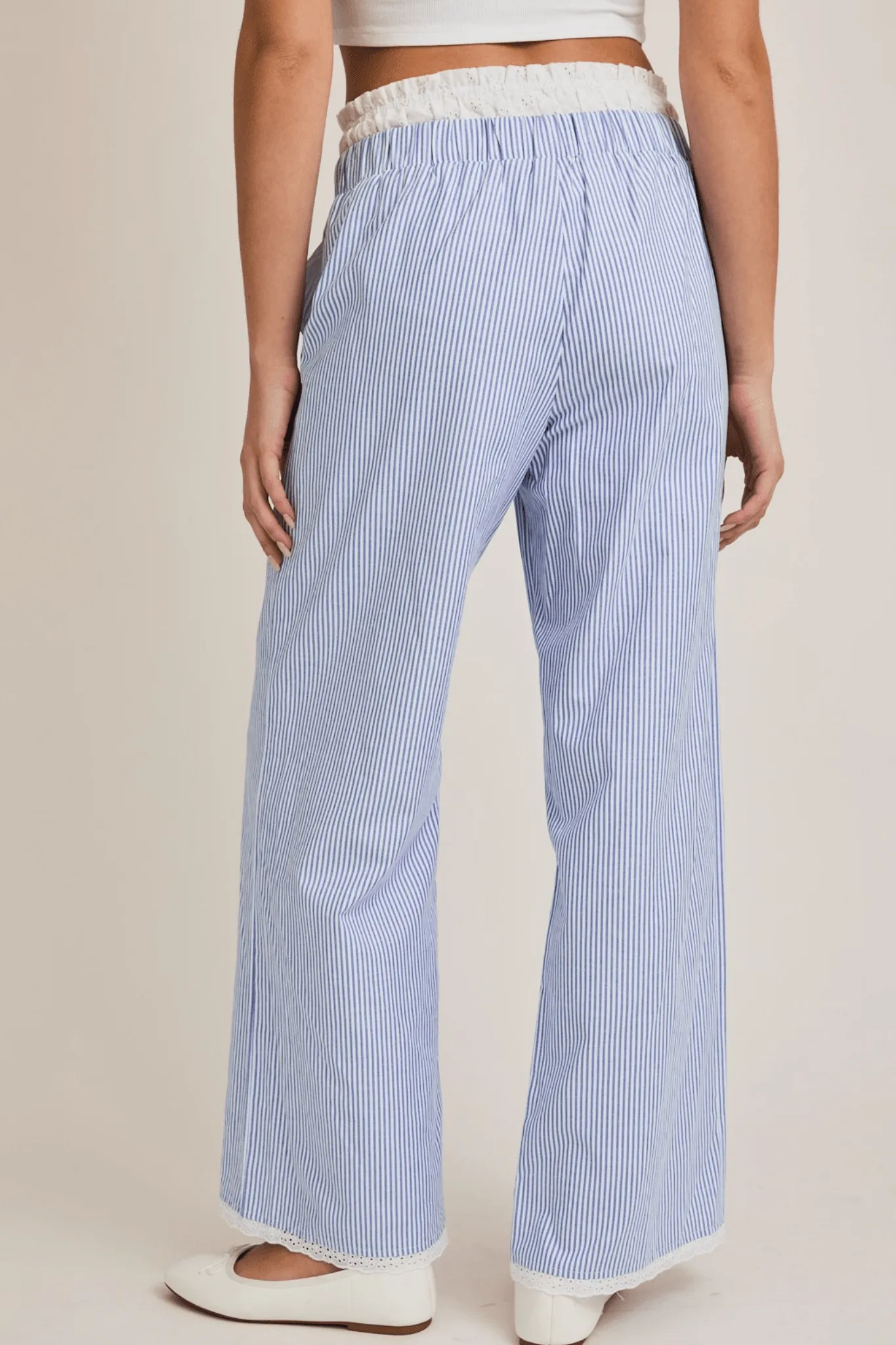 Contrast Layer Pants
